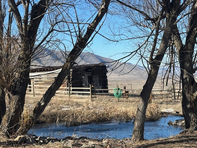 property view of water with a mountain view