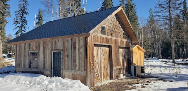 161 Tanglewood Ln, Whitefish, MT 59937 - view of snow covered garage