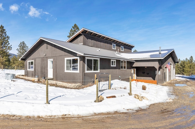 view of chalet / cabin