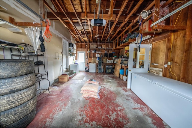 647 Northwood Ave, Libby, MT 59923 - basement with fridge