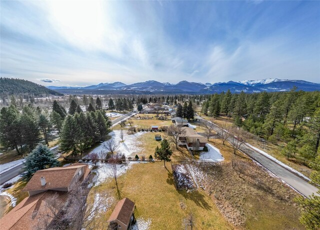 647 Northwood Ave, Libby, MT 59923 - bird's eye view of a mountain backdrop