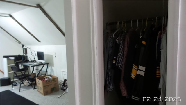 view of closet