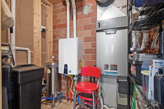 utilities with water heater