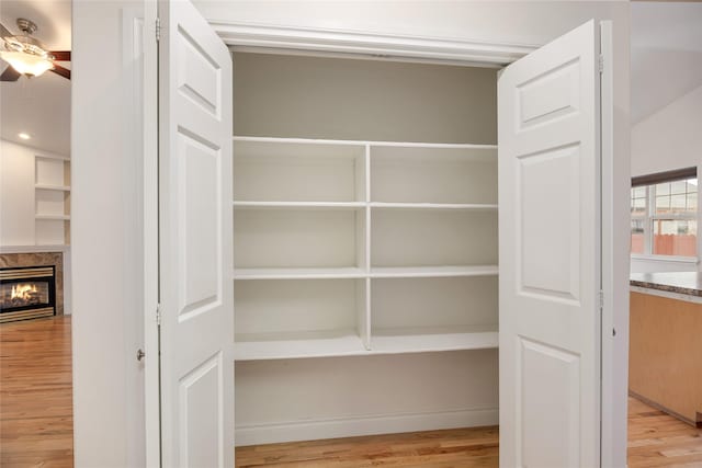 view of closet