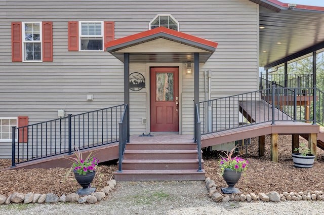 view of property entrance