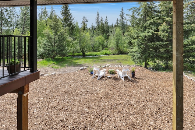 1743 Nighthawk Trl, Victor, MT 59875 - view of yard