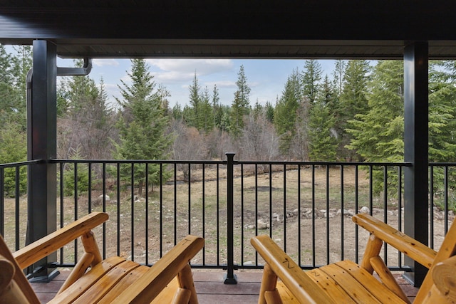 1743 Nighthawk Trl, Victor, MT 59875 - view of balcony