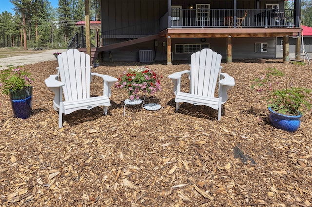 1743 Nighthawk Trl, Victor, MT 59875 - view of yard featuring cooling unit