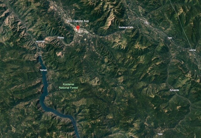 403 Dakota Ave, Libby, MT 59923 - map of property location