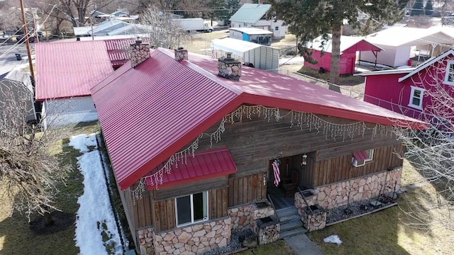 403 Dakota Ave, Libby, MT 59923 - view from above of property