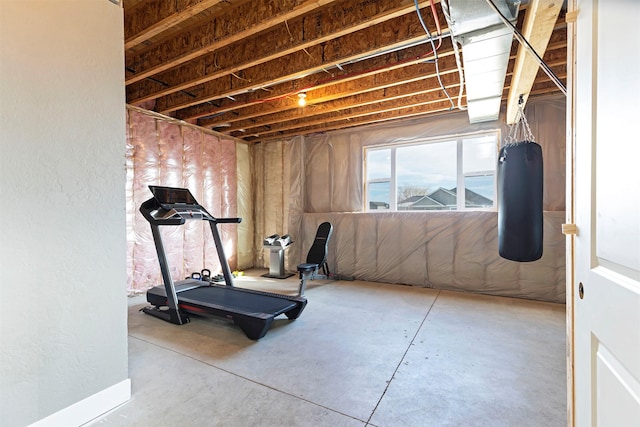 view of exercise room