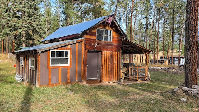 view of outbuilding with an outdoor structure