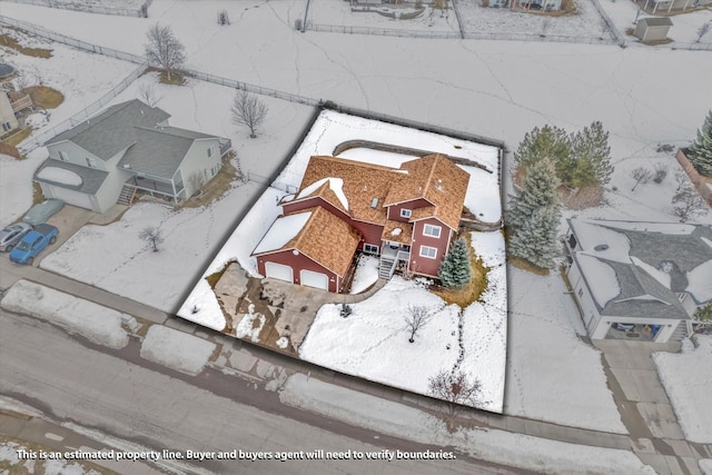 6864 Joy Dr, Missoula, MT 59803 - view of snowy aerial view