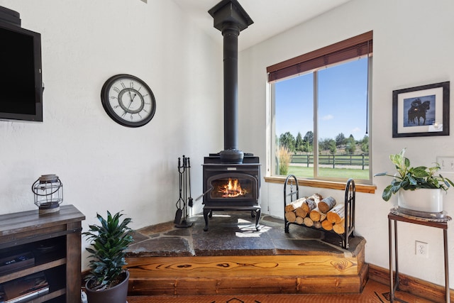 4416 Gem Ranch Rd, Stevensville, MT 59870 - detailed view of a wood stove