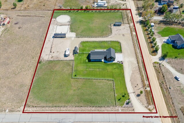 4416 Gem Ranch Rd, Stevensville, MT 59870 - aerial view of property's location with property parcel outlined