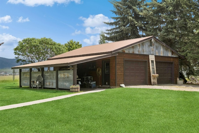 65637 Mt Highway 37, Eureka, MT 59917 - garage featuring a garage and a mountain view