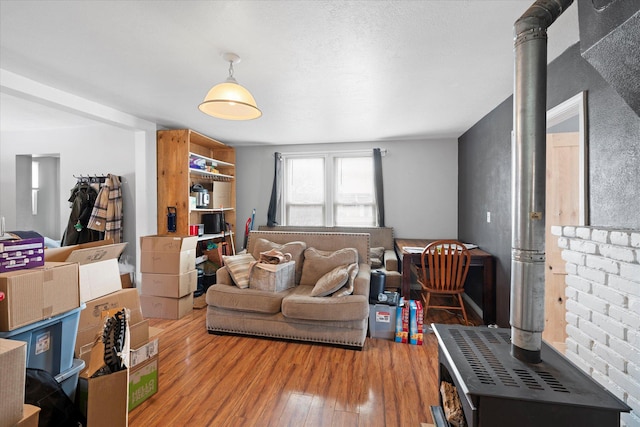 living area with light wood finished floors