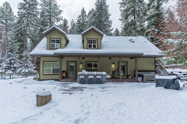 935 Pack Rat Ln, Whitefish, MT 59937 - view of front of home featuring a hot tub