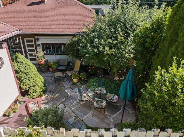 view of patio / terrace with outdoor dining space