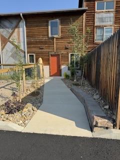 view of front of property with fence