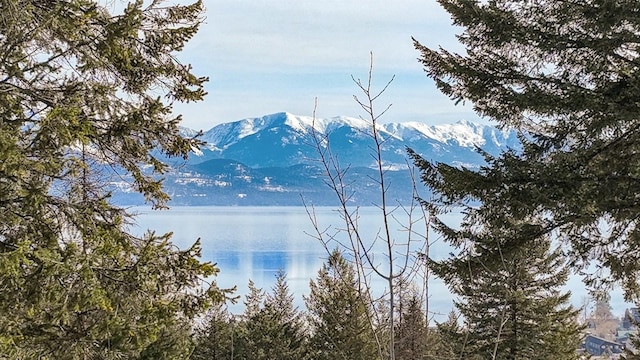 156 Wulff Ln, Lakeside, MT 59922 - mountain view with a large body of water