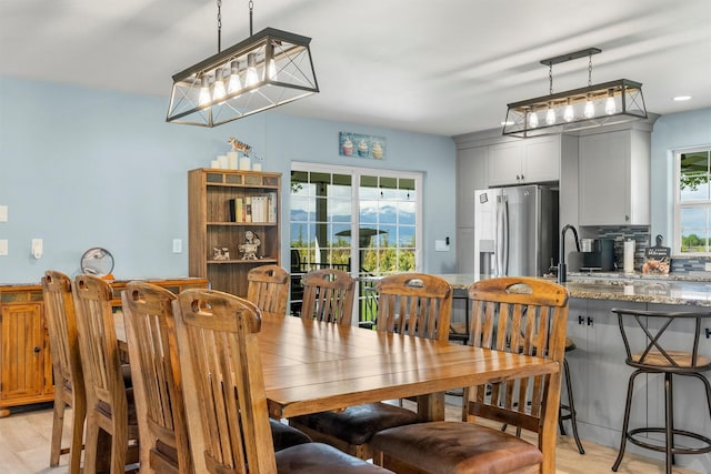 245 Olde Rd, Hamilton, MT 59840 - dining area with light wood-style flooring
