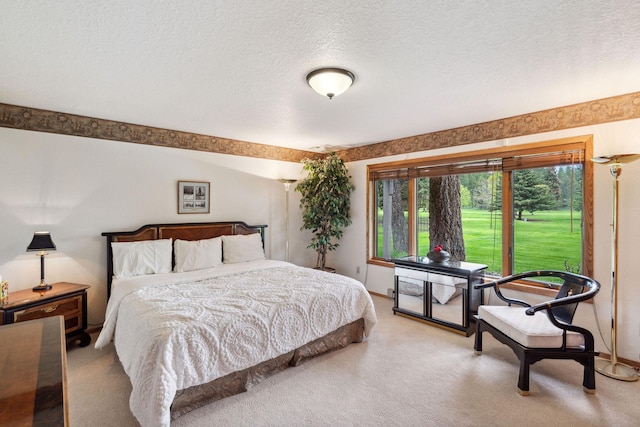 99 Golf Ter, Bigfork, MT 59911 - carpeted bedroom featuring a textured ceiling