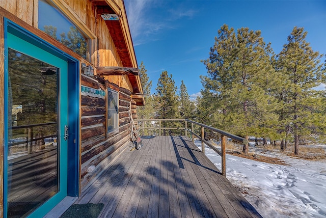 6220 Elkhorn Rd, Helena, MT 59602 - view of deck