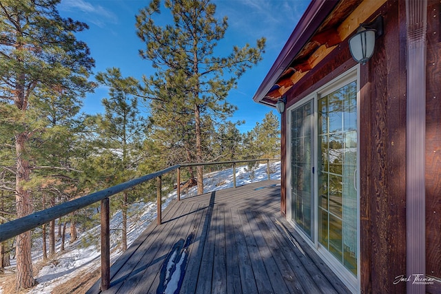 6220 Elkhorn Rd, Helena, MT 59602 - view of wooden terrace