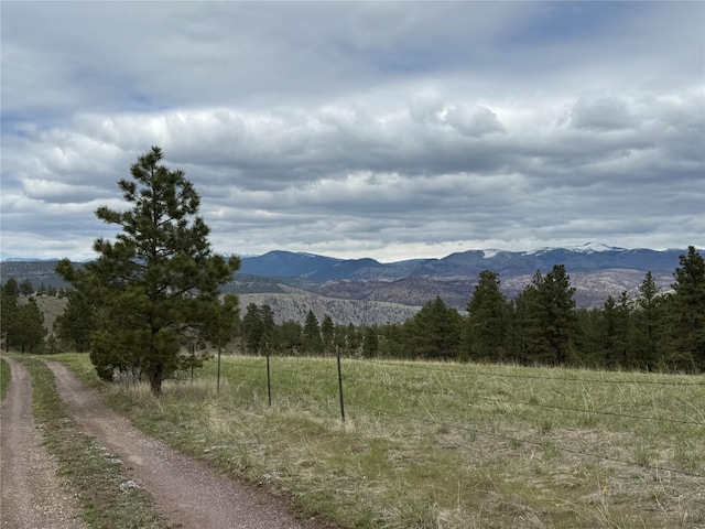 6220 Elkhorn Rd, Helena, MT 59602 - property view of mountains featuring a rural view and a view of trees
