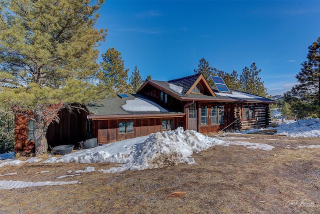 6220 Elkhorn Rd, Helena, MT 59602 - view of front of house featuring solar panels