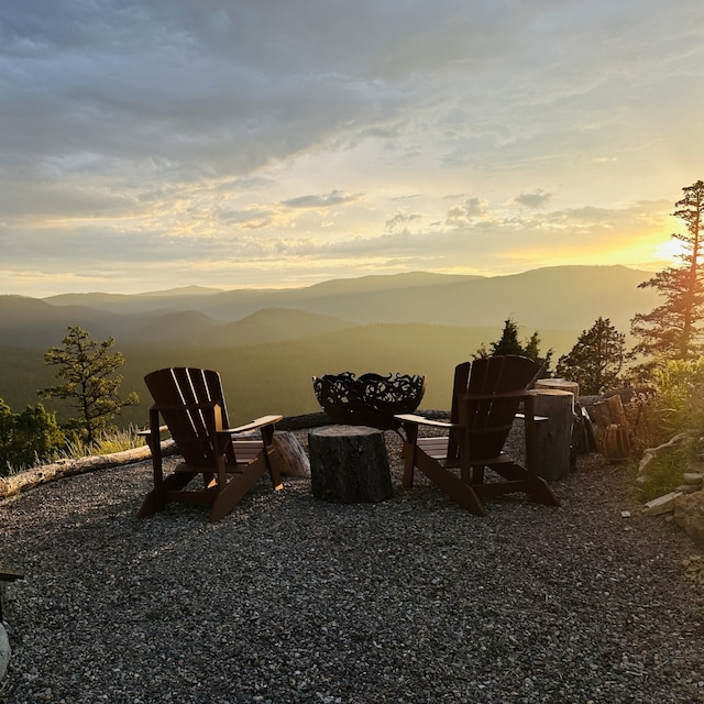 75 Meadows Dr, Whitefish, MT 59937 - view of yard with a mountain view