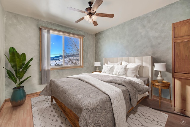 3 Paradise Ridge Rd, Clancy, MT 59634 - bedroom with wood finished floors and ceiling fan