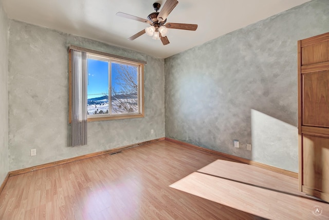 3 Paradise Ridge Rd, Clancy, MT 59634 - empty room featuring wood finished floors and ceiling fan