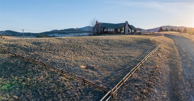 3 Paradise Ridge Rd, Clancy, MT 59634 - view of street with a mountain view and a view of rural / pastoral area