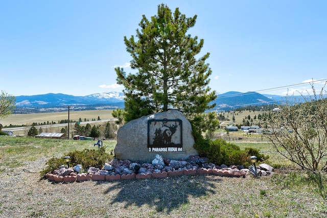 3 Paradise Ridge Rd, Clancy, MT 59634 - community sign featuring a mountain view and a rural view