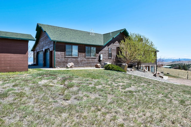 3 Paradise Ridge Rd, Clancy, MT 59634 - view of front of house with a front yard and roof with shingles