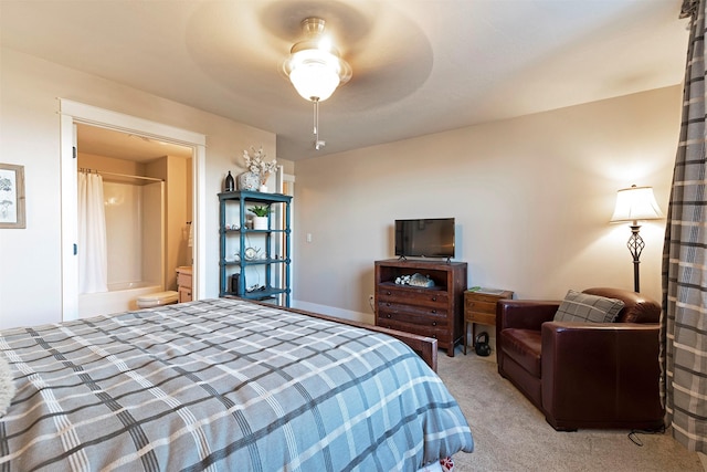 2025 Mullan Rd Unit 409, Missoula, MT 59808 - bedroom with light colored carpet and ensuite bathroom