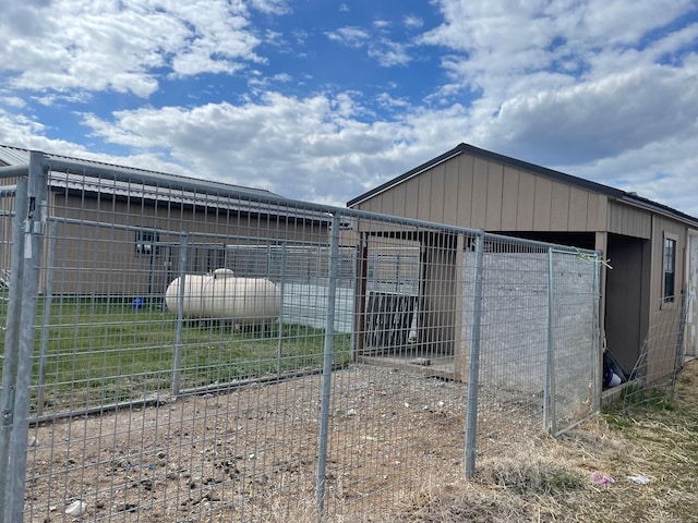 view of outbuilding with an outbuilding