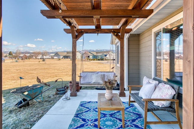 view of patio / terrace featuring outdoor lounge area