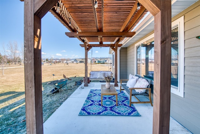 view of patio / terrace with outdoor lounge area