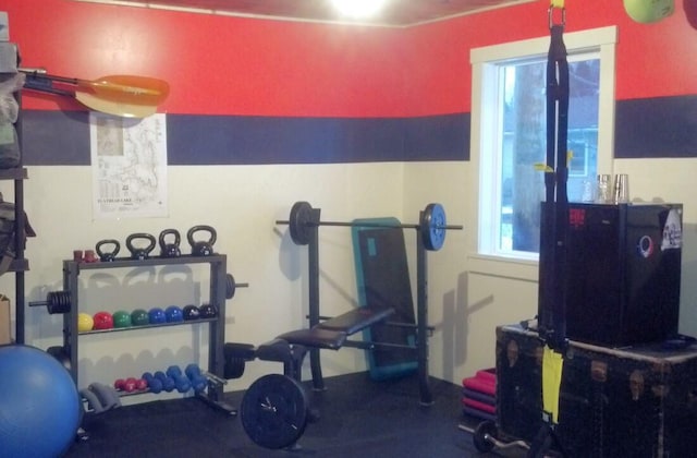 view of workout room