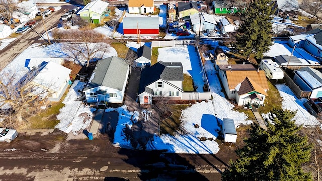 birds eye view of property featuring a residential view