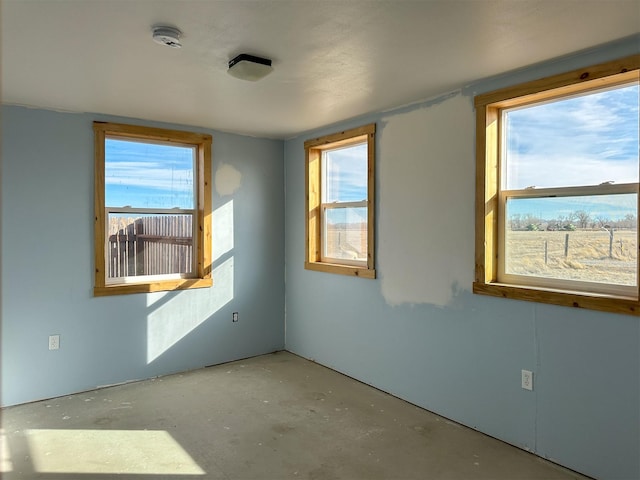 view of empty room