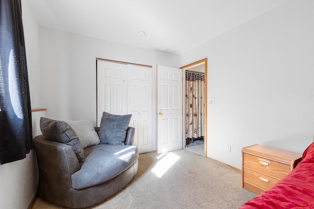 interior space featuring a closet