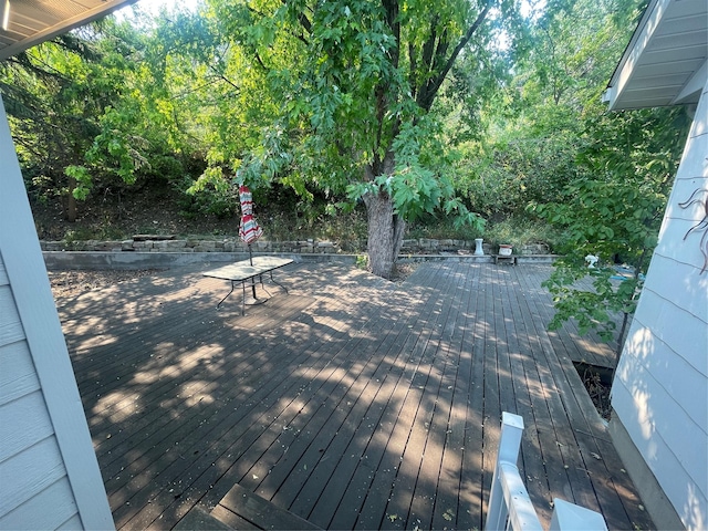 view of deck