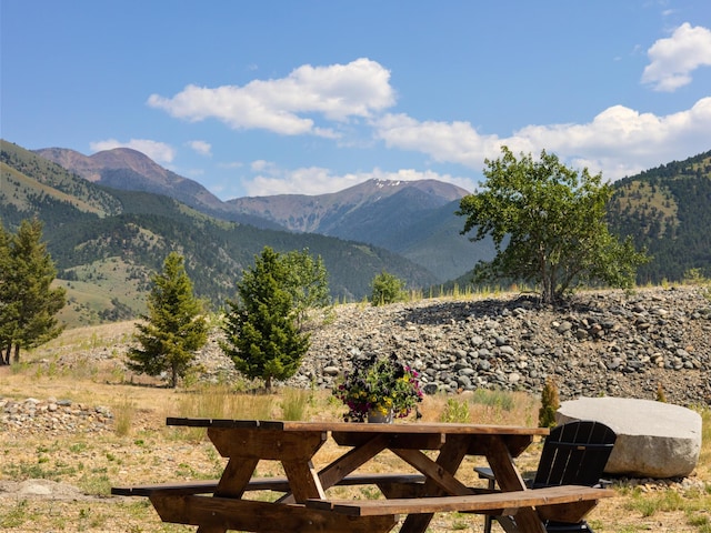 view of mountain feature