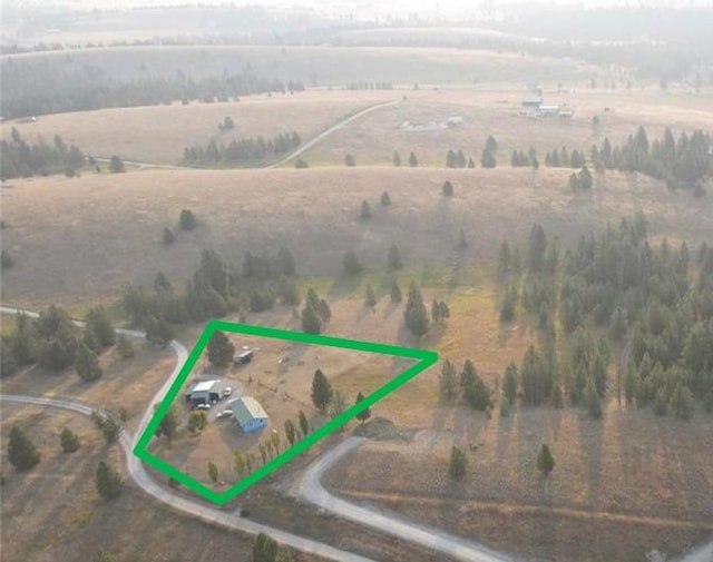 116 Happy Holw, Eureka, MT 59917 - overview of rural landscape with property boundaries highlighted
