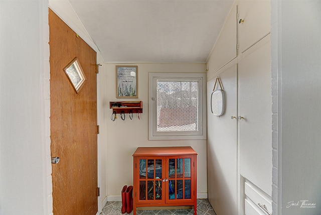 interior space with baseboards