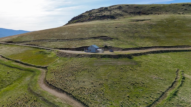 mountain view with a rural view